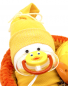 Preview: Babygeschenk "Windelbaby Ente" mit Kuschel-Ente gelb