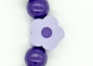 Preview: Schnullerkette mit Namen "Eule und Blume"