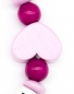 Preview: Schnullerkette-mit-Namen-Herz-Hase-Rosa