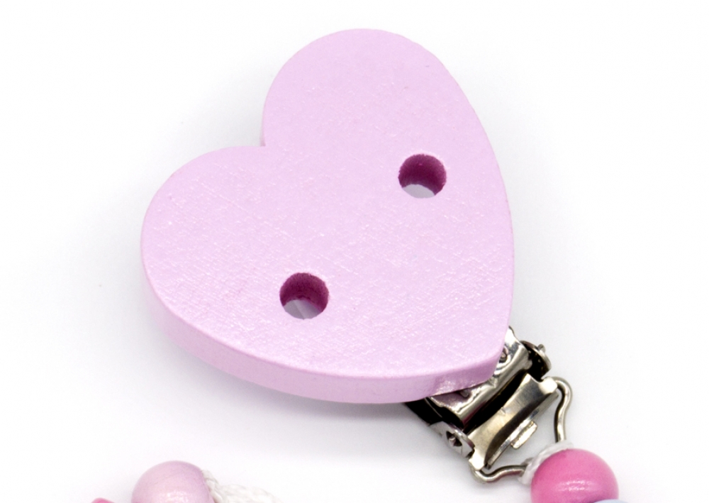 Schnullerkette-mit-Namen-Elefant-Häkelperle-Mädchen-Rosa